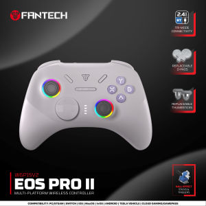 Fantech EOS PRO II WGP15V2 WGP-15V2 WGP15 V2 Gamepad Mekanikal Bluetooth Wireless Anti Drifting Hall Effect Gaming Controller Joystick USB