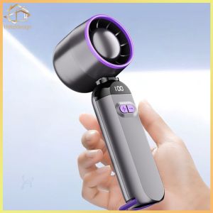 Adjustable Cooling Fan with LED Digital Display Portable Electric Fan for Home Office and Personal Use