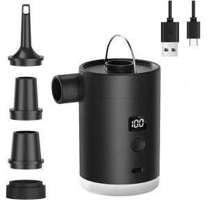 Nhỏ 3600mAh ống bơm hơi nhanh chóng Lạm Phát cầm tay máy bơm thích hợp cho Giường bơm hơi hồ bơi phụ kiện đồ du lịch thiết yếu