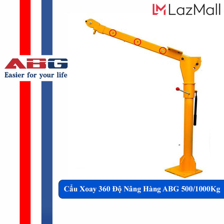Cẩu Xoay 360 Độ Nâng Hàng 500/1000kg ABG Cần Cẩu Xe Tải Xoay Chuyên ...
