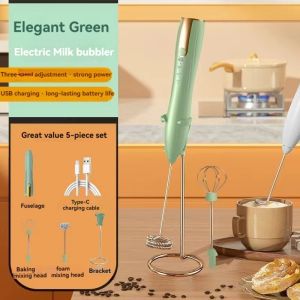 SG【Stock】Coffee bubbler/electric whisk/Baking kitchen mixer/Milk bubbler/Handheld portable beater/Handheld beater