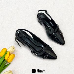 Sepatu Heels Wanita 3 CM Elegan Kekinian Terbaru
