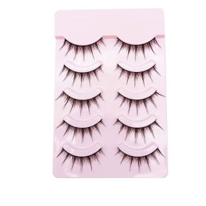 [COD]1 Set 5 Pairs Bulu Mata Palsu Super Lembut Harga Satu Pasang 3D Eyelashes  -💖Catherine