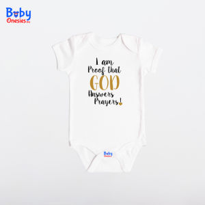 Baby Onesies PH Religious Statement Baby Clothes 0-12 months Baby Boy Baby Girl Cotton Bodysuit