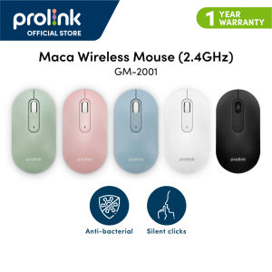 [Anti-Bacterial mouse] Prolink GM-2001 Maca Wireless Silent Mouse