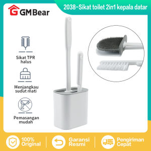 GM Bear Sikat WC (2 in 1) Kepala Datar 2038 - Toilet Brush 2in1