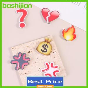 bashijian Angry Expression Drop Hair Clip Heartbroken Acrylic Hair Clip Funny Side Clip Duckbill Clip Bangs Side Clip Hair Accessories