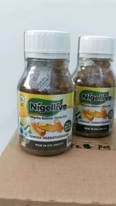 Nigellive Minyak Habbatussauda Plus Minyak Zaitun 200 kapsul