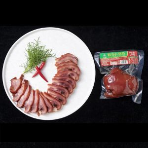 Sauce-flavored pork chop face 200g braised pork head meat ready-to-eat pork face meat cooked cold dishes wine dishes cold salad vacuum small package