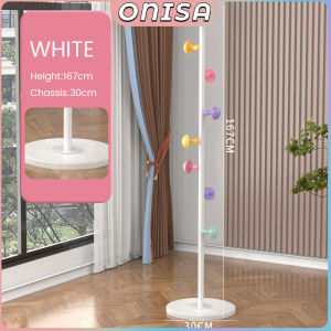 Metal Clothes Rack Cute Mushroom Colourful Hanger Coat Rack Multiple Hook Bedroom Drying Rack