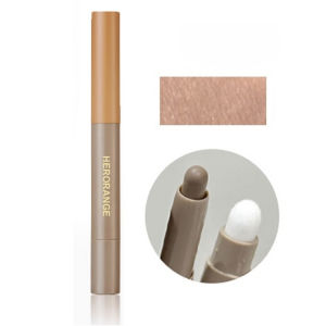 【Retouching A Cartoon Face】Double-head Contour Pen 2 in 1 Highlighter and Contour Stick Waterproof Natural Matte Nose Shadow Brightening Makeup