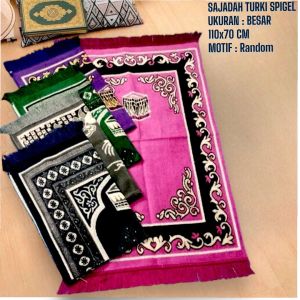 SAJADAH KUALITAS PREMIUM DEWASA UKURAN 70 X 110 CM EMBOS DEWASA ANTI SLIP