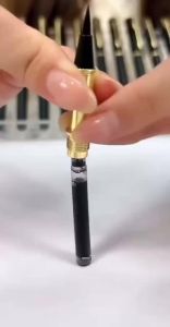【Ship in 24H】金属钢笔式毛笔初学入门书法练习狼毫小楷毛笔Metal pen style brush calligraphy practice wolf hair small regular script brush