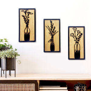 Trigi hiasan dinding kayu aesthetic minimalis