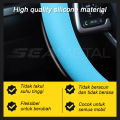 Sarung Stir Mobil Cover Stir Mobil Sarung Stir Mobil 33-40cm Bahan Silikon Universal Sarung Stir Silikon SEAMETAL. 