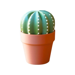 Printed Skewer Cactus  Funny Desk Skirtings with FlowerPots Holder Novelty Theme Desk Decor with Hidden Storage for Home Office Obstacle DesignS for Tea(1pc)