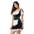 Halloween New Real Shot German Beer Girl Dress   Plus Size Barmaid Costume   German Oktoberfest Costume. 