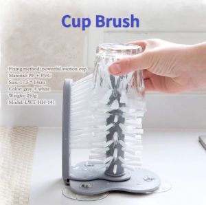 Lazy Cup Brush Suction Wall Washing Brush For Kitchen Drain Washing Tool [LOCAL SELLER]