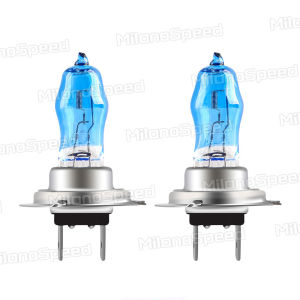 2PCS Xenon Lampu 100W H4 Mobil Lampu Depan Kabut Lampu High And Low Beam Lampu DC12V HOD Xenon Lampu Jelas Xenon Bohlam Lampu 6000K Putih Lampu 360 ° Iradiasi