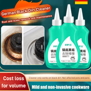 【Black Dirt Cleaning Tool】Pot Bottom Black Scale Cleaner Strong Decontamination Pot Bottom Washing Gel To Remove Pot Bottom Stainless Steel Black Burnt Descaling Artifact