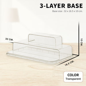 Three-layer Toys Doll Display Box Cabinet Transparent Blind Box Storage Dustproof Storage Box 娃娃展示盒透明
