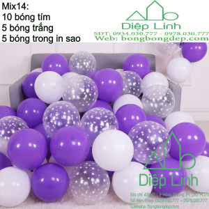 Mix 10 bóng trang trí sinh nhật trang trí tiệc cưới siêu đẹp [BÓNG NHŨ DÀY DẶN] - Phụ kiện trang trí sinh nhật