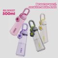 Eatkit Botol Minum Transparan 500ml Tumbler Olahraga Premium Portable  BPA Free High quality. 