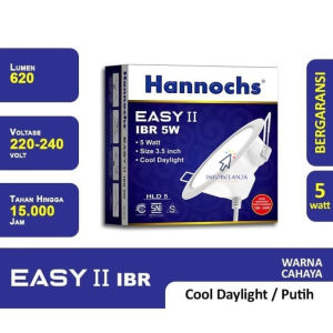 Lampu Led Plafon Hannochs Downlight Easy II 5 Watt IBR Cahaya Putih
