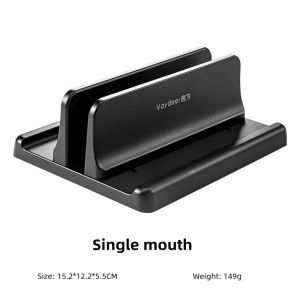Universal Vertical Laptop Stand Adjustable Double Vertical Laptop Desktop storage Tablet Phone Desktop Laptop PVC Stand