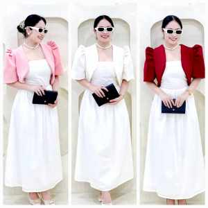 Casual Plain Color  Modern Filipianiana Bolero Top    - xs to large - classy and elegant - timeless classic  - timeless piece - casual office or party - classic piece - super kapal ng tela - hindi kayo magsisi - our aim is to produce quality clothes - p