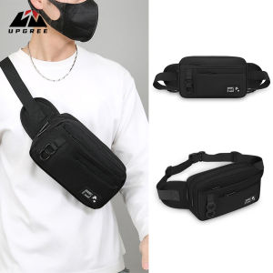 UPGREE Mens Chest Bag Crossbody Bag Waterproof Oxford Cloth Bag Lightweight Waist Bag Sports Bag Casual Bag Fitness Bag Versatile Fashion Chest Bag Travel Bag