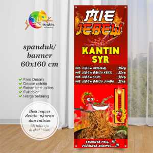 Cetak Spanduk Banner Mie Jebew