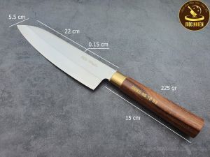 Dao Thái Siêu Sắc Rèn Thủ Công 100% Từ Thép Không Rỉ Cao Cấp - Thương Hiệu Dao Nhà Bếp Mộc Nhiên Phúc Sen Chính Hãng - Hàng Xuất Khẩu Mã MN-DB53