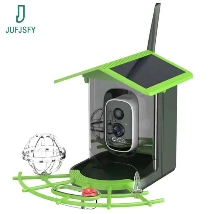 AI Species Identifier Smart Bird Feeder Camera Solar Powered, 2.5K HD ...