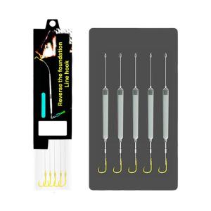5Pcs Treo Câu Cá Tóc Giàn lưỡi câu Chống Dưới Cá Chép Giàn Mồi Câu Cá sẵn sàng sử dụng móc câu cá nước mặn