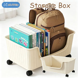 MLADEN Rolling Under Desk Storage Box Large Capacity Multi Use Durable Plastic Classrooms Office Home Roda