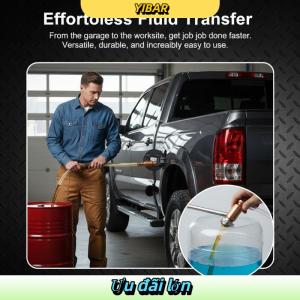 YIBAR Tự mồi Siphon Ống bơm Hướng dẫn sử dụng jiggler bóng Shaker lỏng chuyển ống cho xăng DIESEL bể nước sử dụng công cụ di động