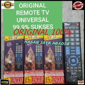 J167 remote joker original remot ELEKTRONIK control kontrol tv televisi led lcd tabung universal mul