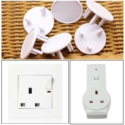 20pcs Plug Protector Electrical Outlet Safety Guard Anti Electric Shock For Baby Kids Caps Covers Power Socket