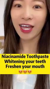 nicotinamide toothpaste bodyaid toothpaste teeth whitening toothpaste yellow teeth tartar removal