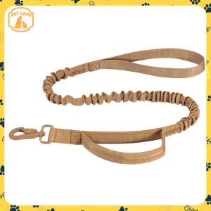 Durable Dog Leash Adjustable Nylon Military Buffer Design Dog Leash For Medium Large Dog German Shepherd Training