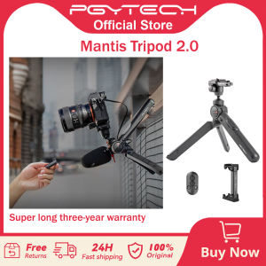 PGYTECH Mini Flexible Phone Tripod Holder Handheld Panoramic action camera selfie stick Vlogging Mantispod Tripod gopro/insta360 MANTISPOD PRO 2.0