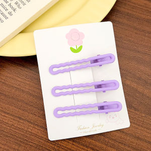 Set 3 kẹp tóc kim loại lượn sóng phong cách Hàn Quốc H8