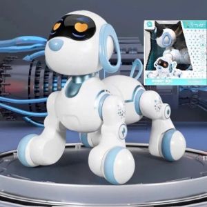 Đồ chơi robot điều khiển hình chó mèo cảm ứng tay nhựa ABS an toàn robot điều khiển thông minh cho bé