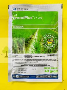 Pengendali Gulma BROADPLUS 77 WP . Isi 40 gr dari Corteva joss tenan!!