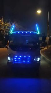 Đèn Ăng Ten Xe Tải Mới 24V Xe Máy Đa Năng Sửa Đổi Đa Năng Đèn Flash Điều Khiển Từ Xa Đầy Màu Sắc Dẫn Đầu