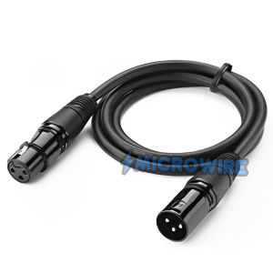 MW DMX Cable Audio Cord Wire Connector XLR 3-Pin Male to Female XLR Cable