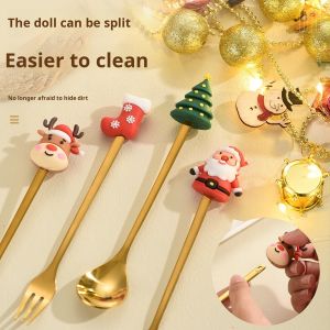 Spoon Stainless Steel Tableware High Value Gentle Mirror Polishing Lucky Model Childish Rich Models