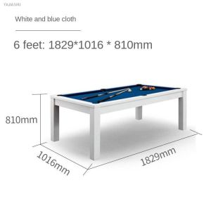 台球桌 Billiards Multifunctional Black 8 Pool Table Family Table Tennis 3 in1 Dining Table American 9-ball Conference Table