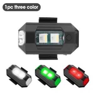 CEVENNESFE NEW Rechargeable Strobe LED Flash Light B for RC Fixed Wing Aircraft Helicopter DIY Parts RC Car Warning Light Accessories